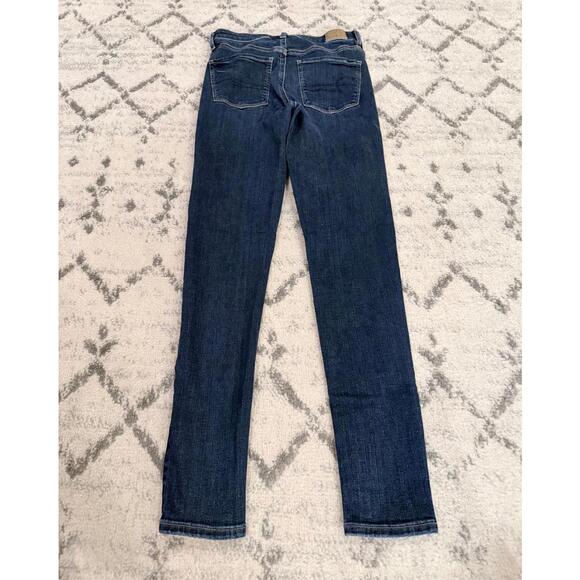 American Eagle Super High-Rise Jegging – Dark Wash Stretch Denim - Picture 2 of 10